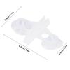 40PCS PVC Aquarium Fish   Suction Cup Separating Board Divider Support Clip