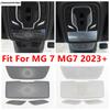 Roof Reading Lights Lamps Frame Panel Decoration Cover Trim Stainless Steel Accessories Interior Fit For MG 7 MG7  2024 2025