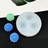 Silicone Craft Mold Collection 6 Flower Designs Rose Petal Pinecone Blossom Heat Safe Flexible For DIY Jewelry Creation