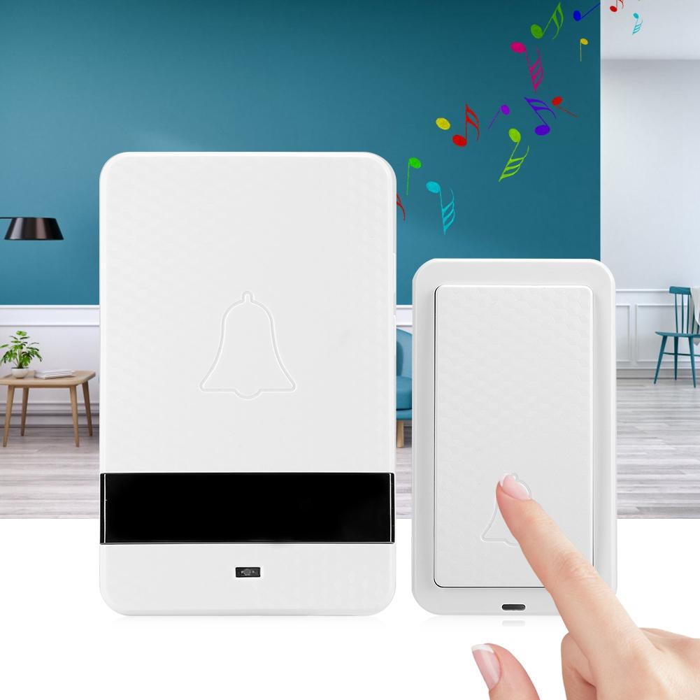 Self Powered Battery Free IP68 28 Chime Wireless Security Doorbell(Model A )