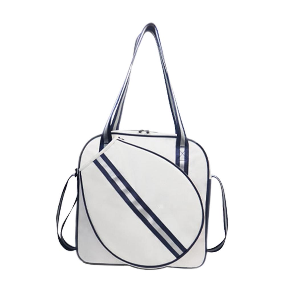 Tennis Tote Bag Portable Women Men Sports With Shoulder Strap Tennis Handbag