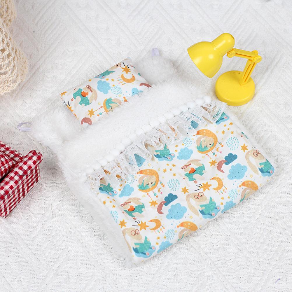 Miniature Cute Dollhouse for 17cm Labubu Dolls DIY Decor Fashion Gift for Girls Friends