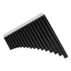 Pan Flute C Key with Cardboard Carrying Bag for Children Adults Beginners Teaching Staff Black 16