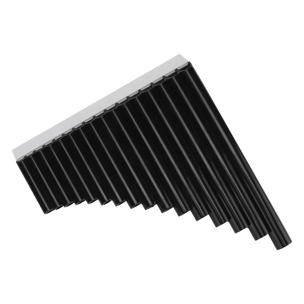 Pan Flute C Key with Cardboard Carrying Bag for Children Adults Beginners Teaching Staff Black 16