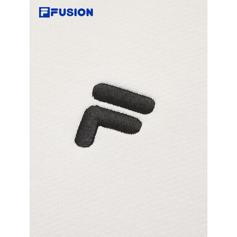 FILA FUSION Unisex Pure Cotton Hooded Sweatshirt
