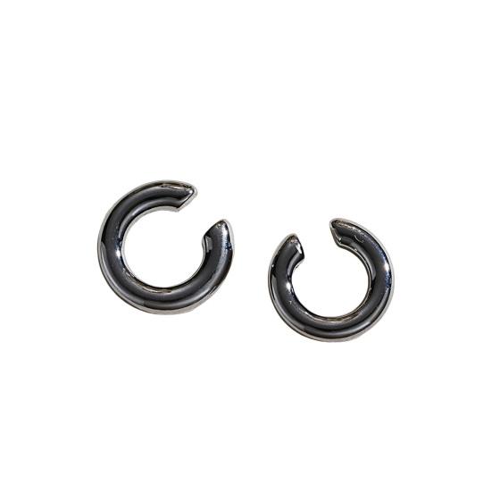 2Pcs Ear Cuffs for Women C-Shaped Ear Cuff Chunky Huggie Hoop Earrings Cartilage Upper Non-Piercing Cartilage Clip Cuff Earrings Jewelry