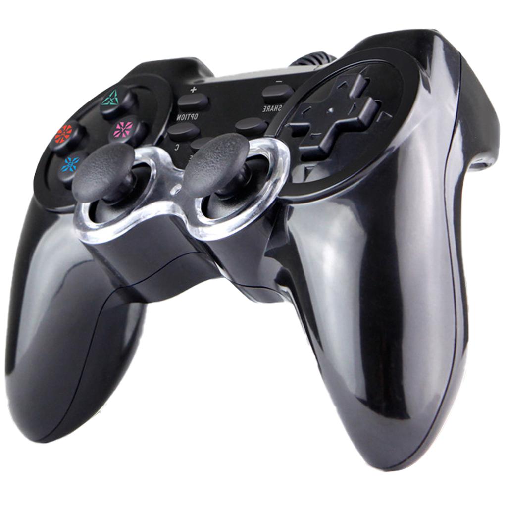 Kabelgebundener USB-Gamecontroller, Gamepad für mehrere Plattformen mit breiter Kompatibilität und erweiterten Funktionen für den PC