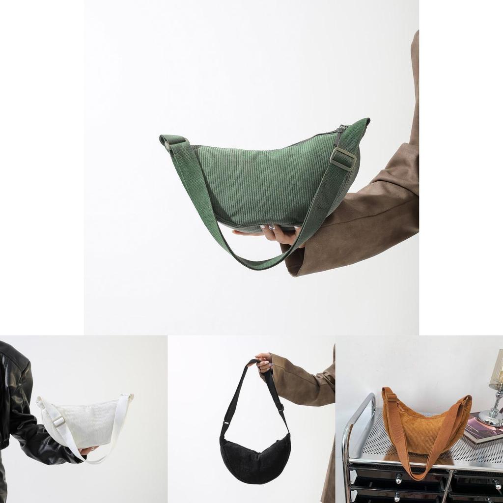 Corduroy Duffelbag im Urban Style mit Reißverschluss für den täglichen Gebrauch