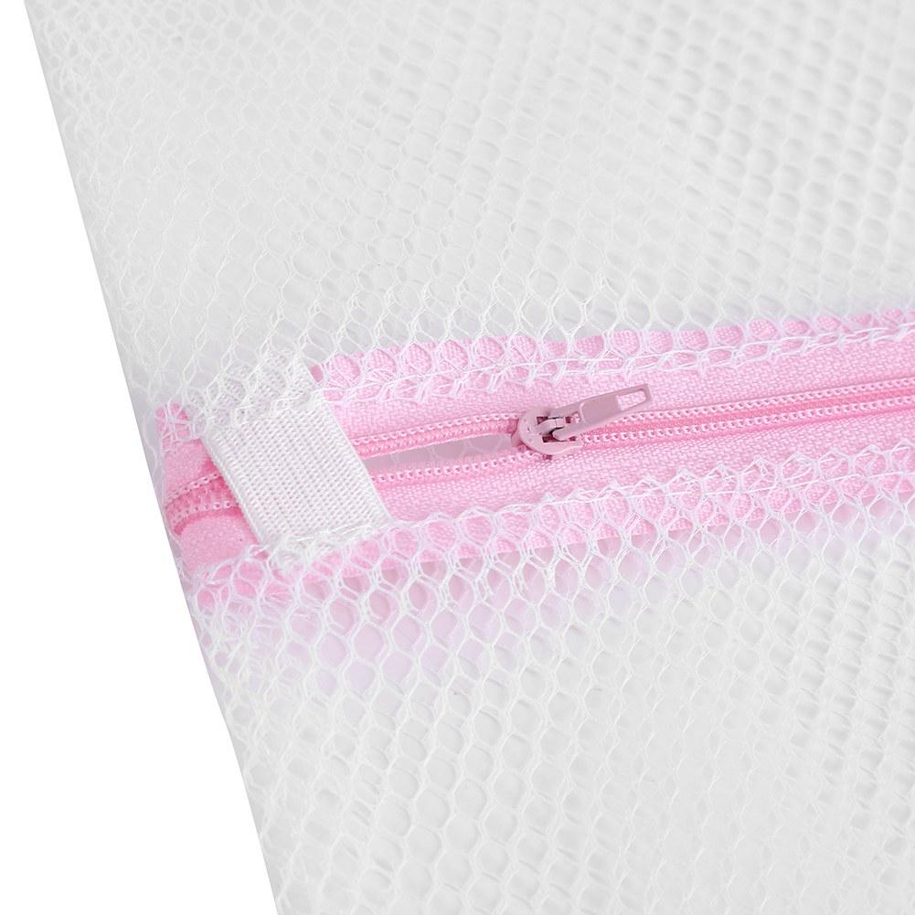 Zipped Lingerie Washing Bag Laundry Machine Mesh Clothes Socks Bra Underwear Bags