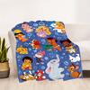 1pc, Disney Small Cartoon Throw Blanket Cartoon Character Decorative Blanket for Room, Soft Bedding Cover, Perfect