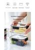 Transparent Food-Grade Refrigerator Storage Box for Fresh Produce and Lunches