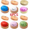 2026 Popular Colorful Simulated Dumpling  Squishy Relaxing Anxiety Antistress Venting Rebound Squeeze Reliever Toy Gift