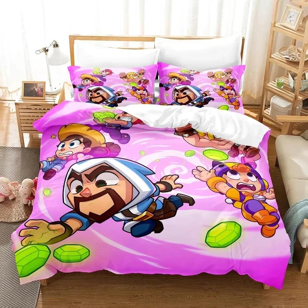 Fashion Game S-Squad Busters Beding Set Single Twin Ful Quen King-Sized Dimensionsd Dimensions Bed Linen Set Adult People Kid Bedrom Duvet Cover Set