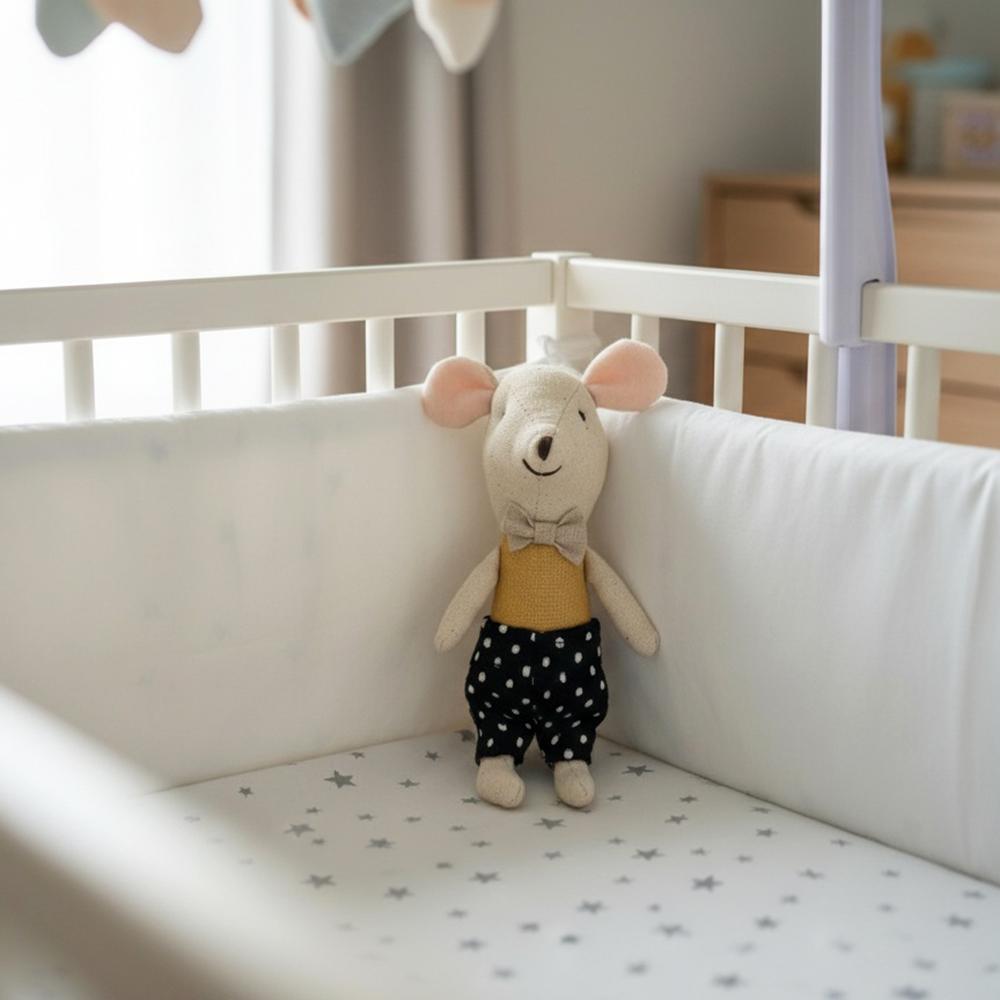 Mus plysj 17cm liten jente elsker dukke søte kosedyr plysjdukke Julegave mini kjærlighetsdukke liten mus