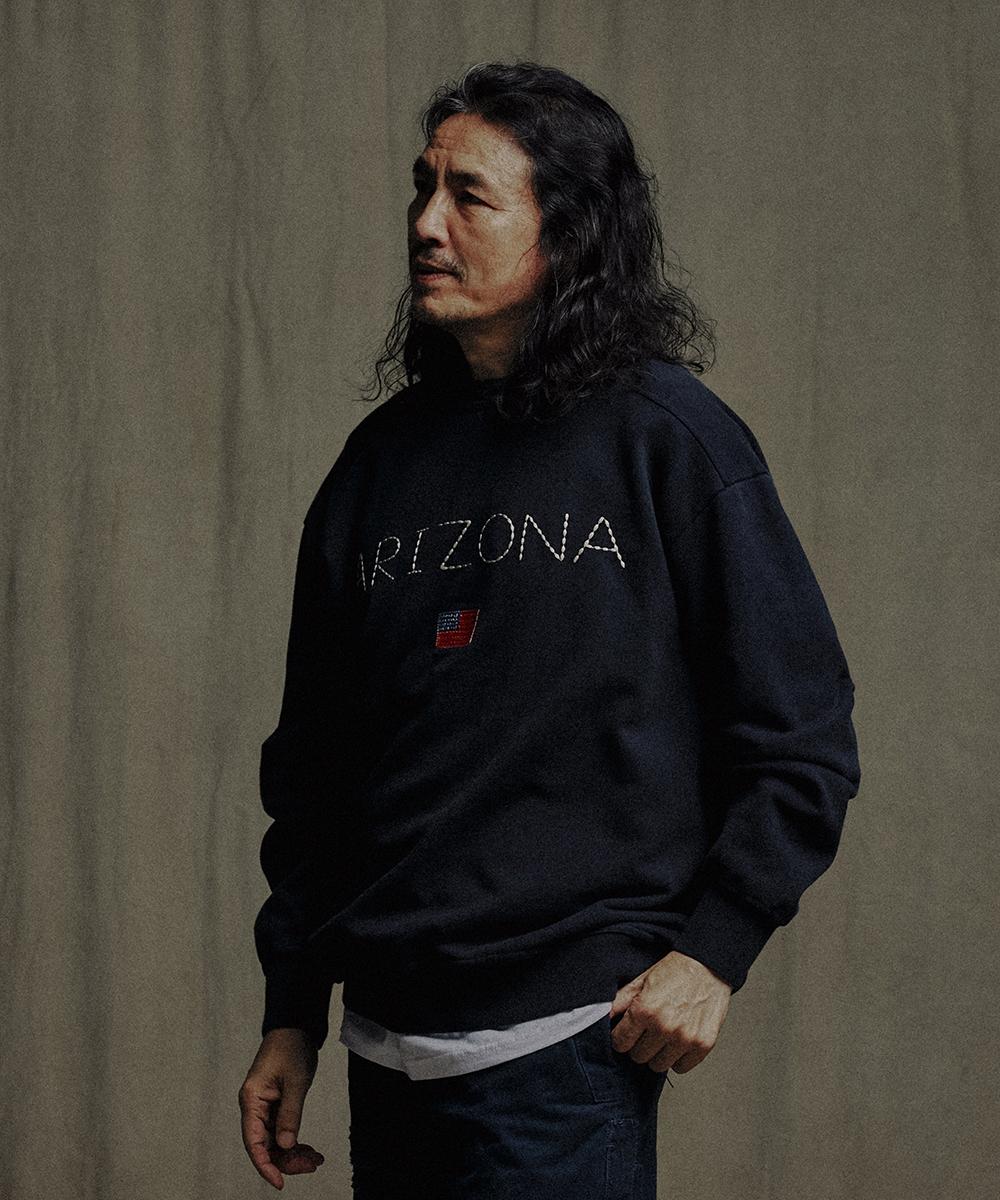 Свитшот Azco Arizona Sashiko (военно-морской флот) Navy/M