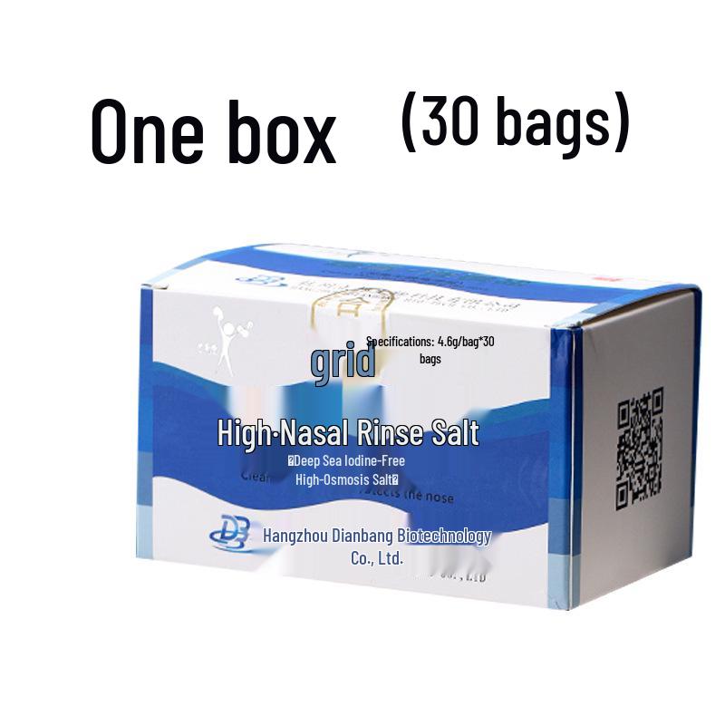 Dianbang Sea Salt Nasal Irrigator for Adults & Children - Gentle Nasal Wash for Household Use