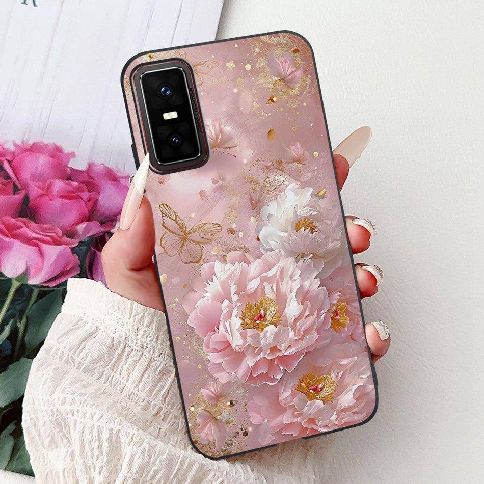 For Infinix GT 30 Pro X6873 2025 Elegant Floral Butterfly Phone Case For Infinix GT30 Pro 5G Soft Silicone TPU Cases