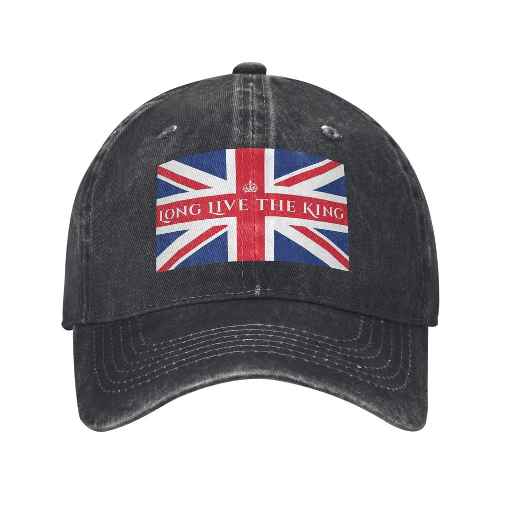 Vlajka Union Jack Spojeného království Britská džínová čepice Ležérní baseballové čepice Nastavitelná čepice Letní Unisex Baseballové čepice