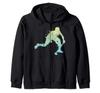 Field Hockey Coach Accessories Splash Field Hockey Player Zip Hoodie