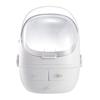 Multifunctional Dustproof Cosmetics Storage Box Space Capsule Cosmetic Case Transparent Skincare Shelves Dust Belt Handle