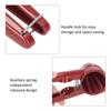 Nutcracker Tool Aluminum Multifunction Red Cup Shaped Nut Opener for Walnut Nuts Chestnut Melon Seeds