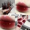 Water Mirror Lip Gloss Waterproof Long Lasting Pink Lip Tint 6 Color Moisturizer Liquid Lipstick Natural Makeup Cosmetic