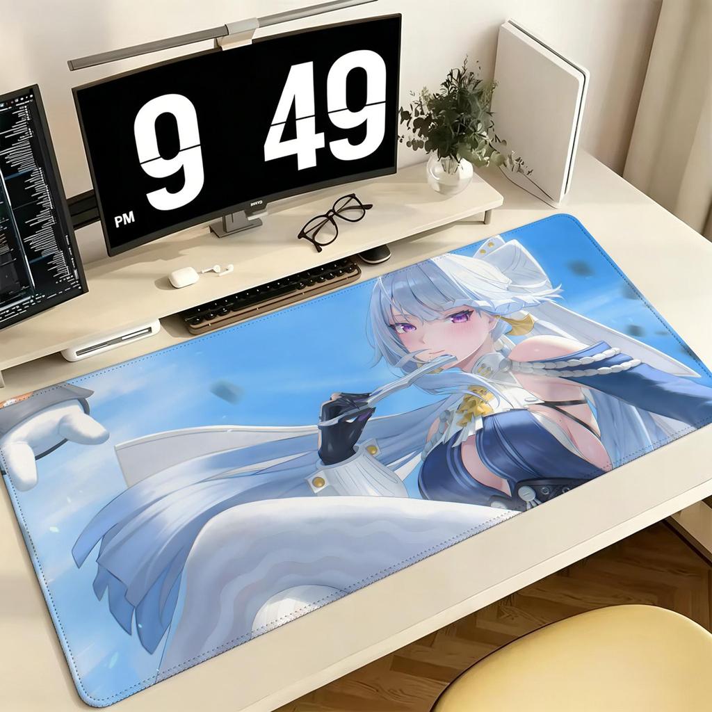 Zenless Zone Zero Velina Airgid Pro ESports Mousepad Extra Large NonSlip Stitched Edge Keyboard Laptop Desk Mat For Pc Gamer
