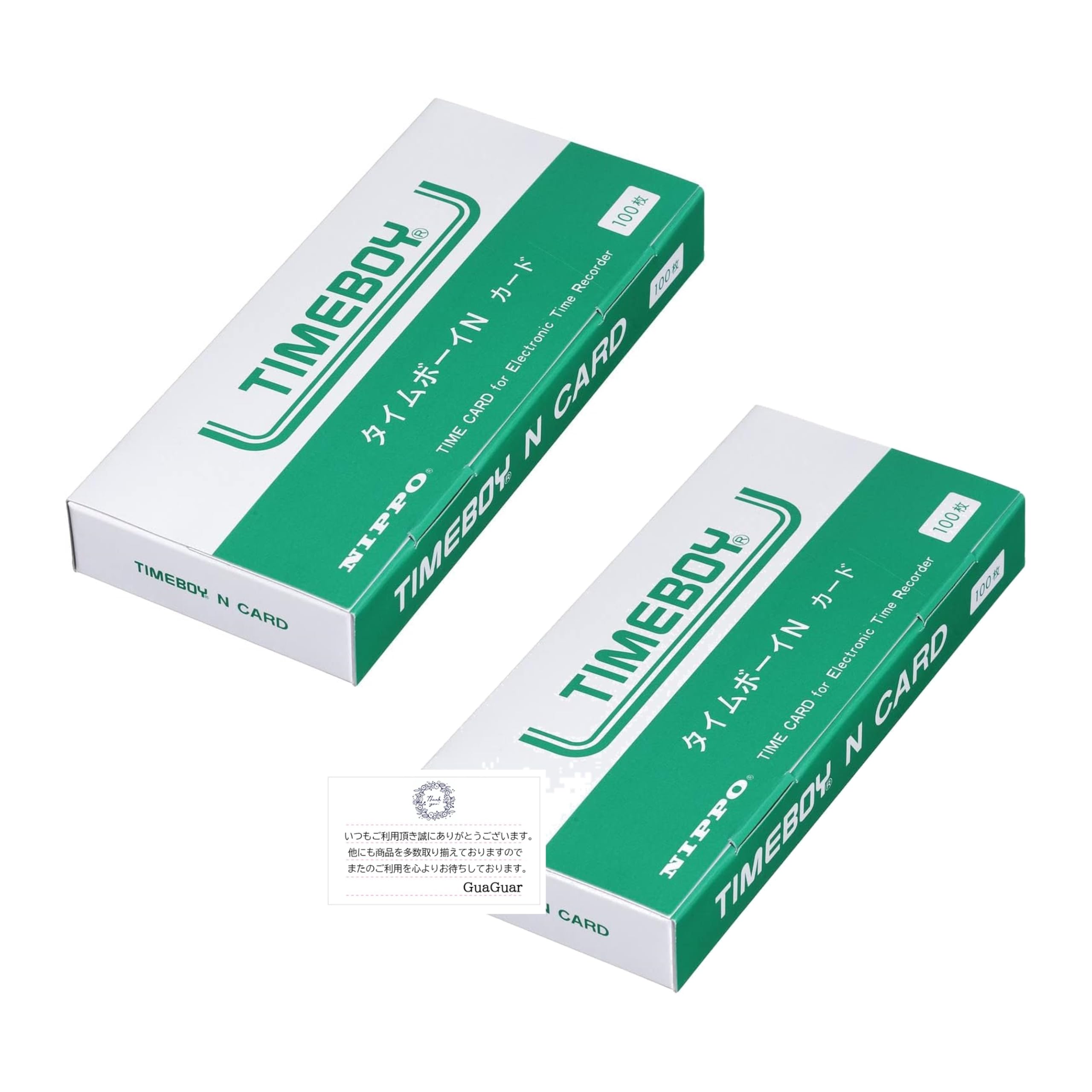 

Nippo Time Card Time Boy N Card 100 штук x 2 штуки набор