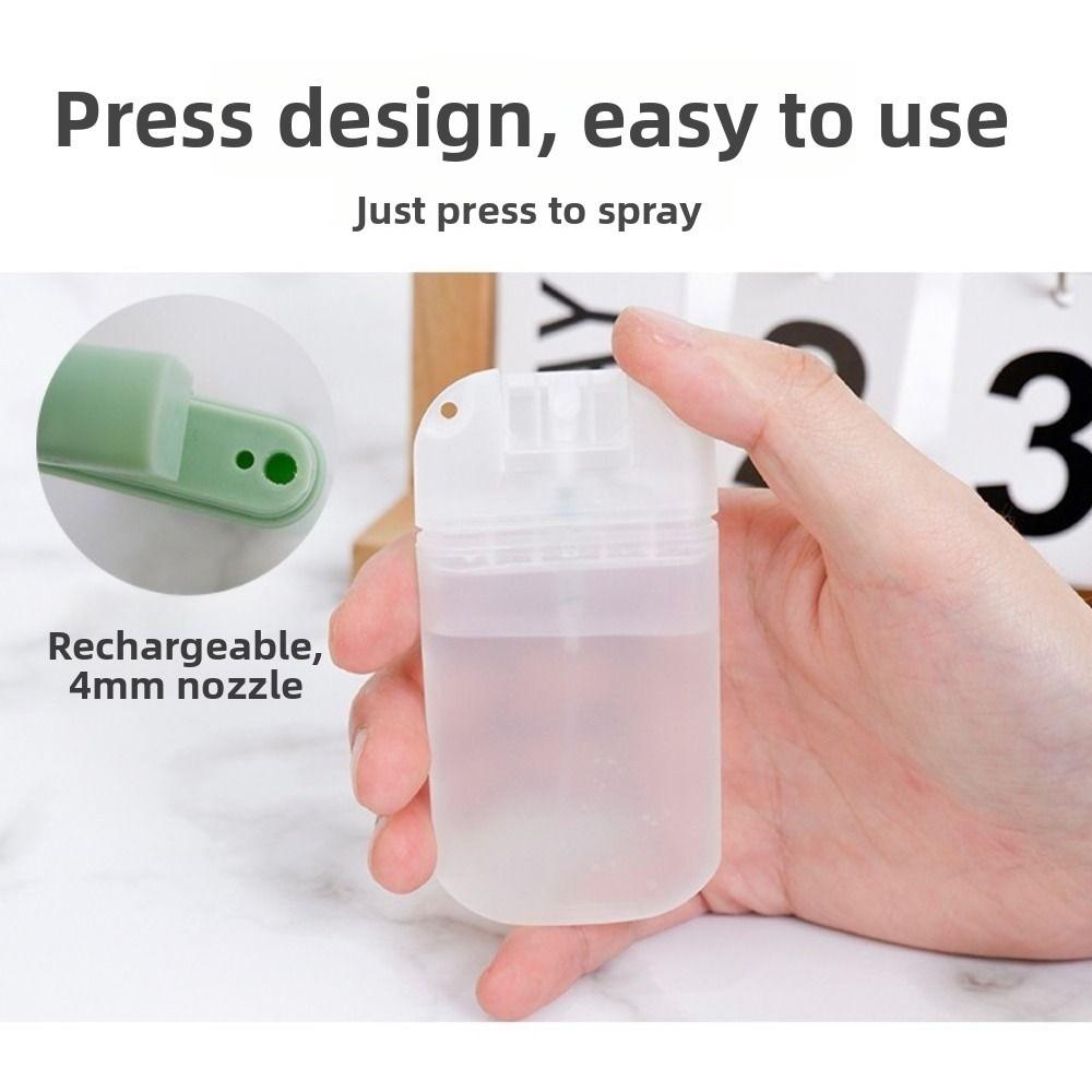 with Plastic Keychain Dispensing Bottles 30ml Capacity Card-style Spray Bottle For Travel