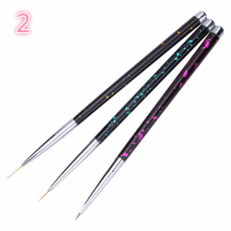 Nail Art  Liner Grid Stripe Flower Design DIY Drawing Painting Brush Pen Manicure Tool
