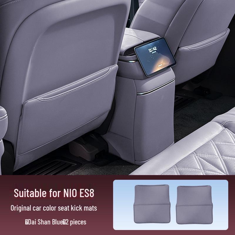 NIO ES8 Seat Kick Mats: Protective Covers for Rear Seat Footrests, Compatible with 26 Models