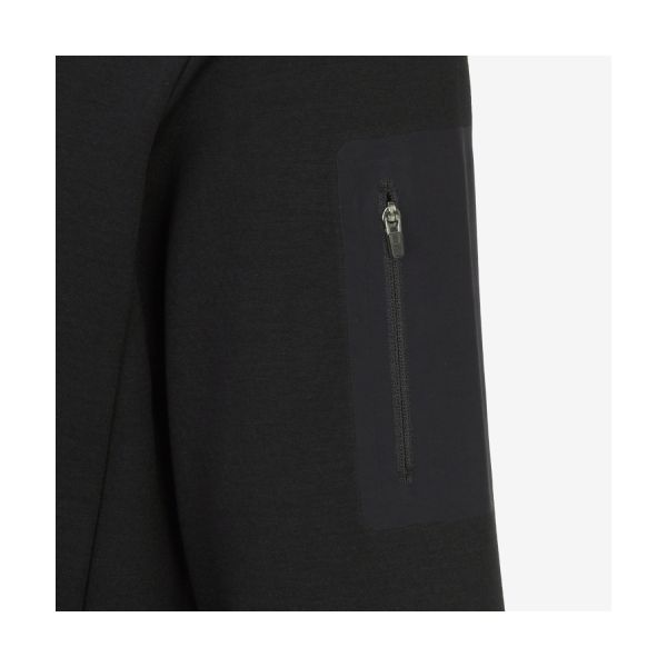 The North Face Logo Stand Collar Zip Long Sleeve T-Shirt Unisex Tops Black NT7LR50A