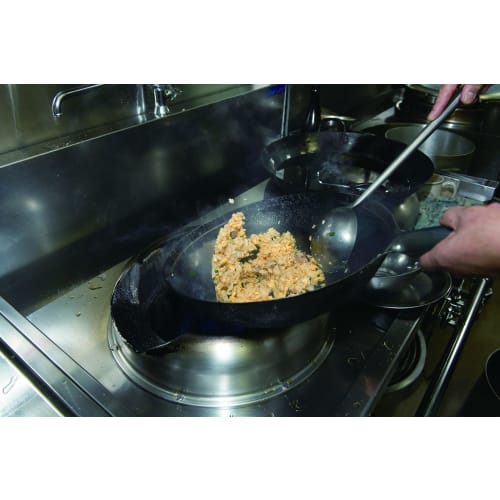 Banyo Kanda Iron Pot/Iron Fiberline Peking Pot, 33cm, Made In Japan, EX00324