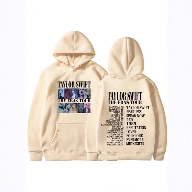Unisex Oversized Hooded Sweatshirt Winter Casual Wear Printed Design Thick Fleece Lined Long Sleeve Loose Fit