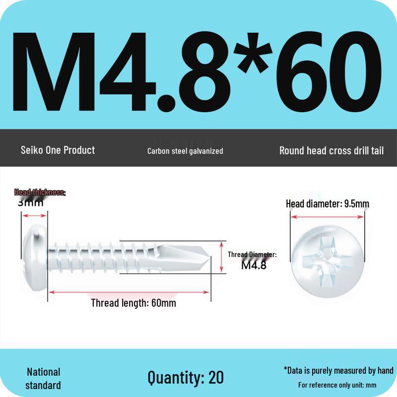 National Standard Hardened Galvanized Phillips Self-Drilling Self-Tapping Screws for Sheet Metal
