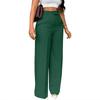 Women High Waist Straight Leg Long Commute Casual Formal Suit Pants