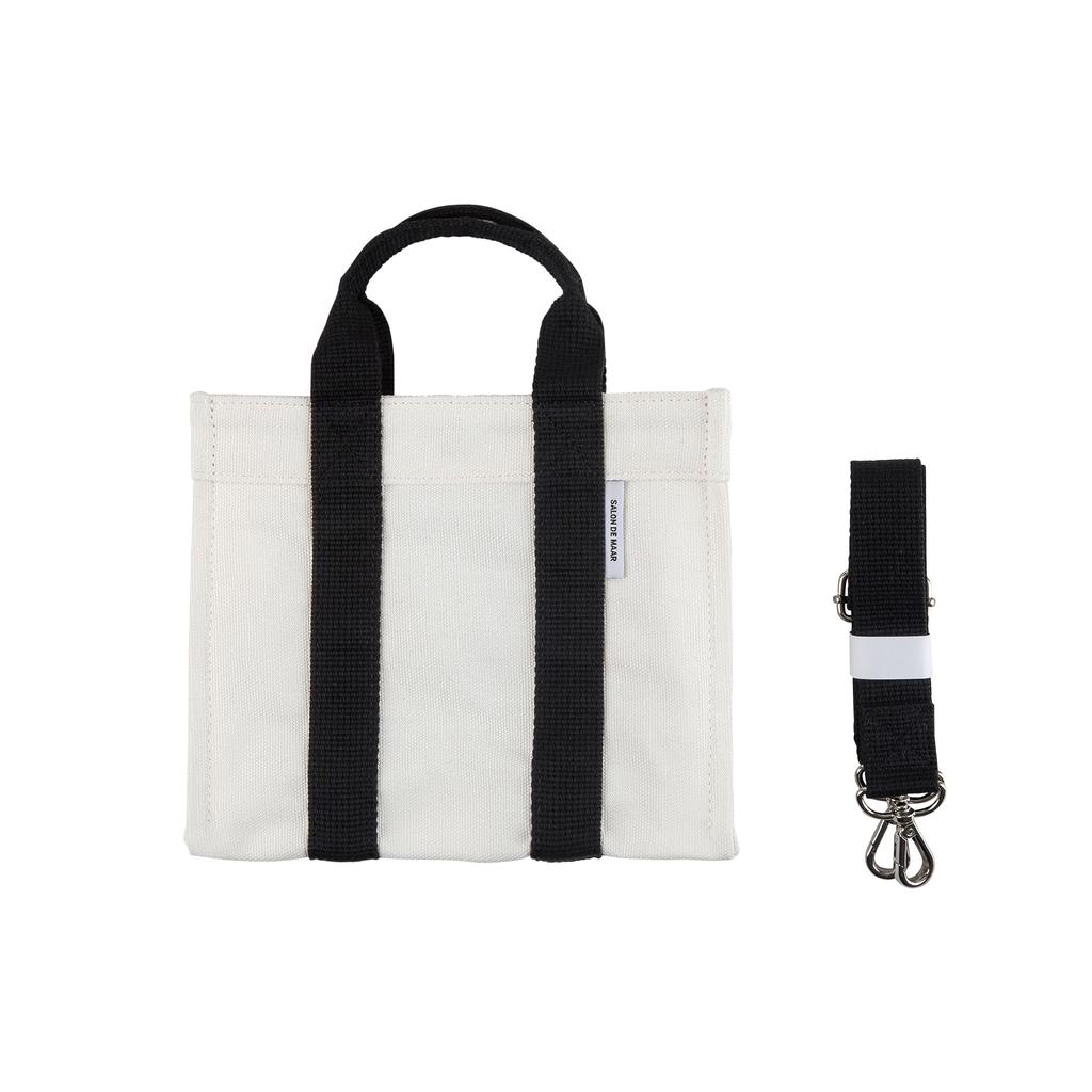 Salon De Maar Cité Mini Tote Bag White