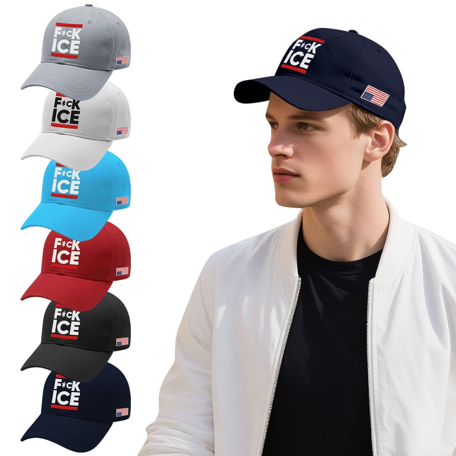 

Unisex Retro Print Baseball Cap Upside Down One Size