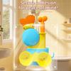 Retractable Bath Toy with Water Spray & Spinning Wheels Child Shower Play Set