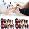 Handmade Nail Art Stickers In Short Stairs Style For Women Xs S M L