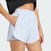 Adidas Woven Solid Color Mid-Rise Casual Shorts Women shorts KE7395