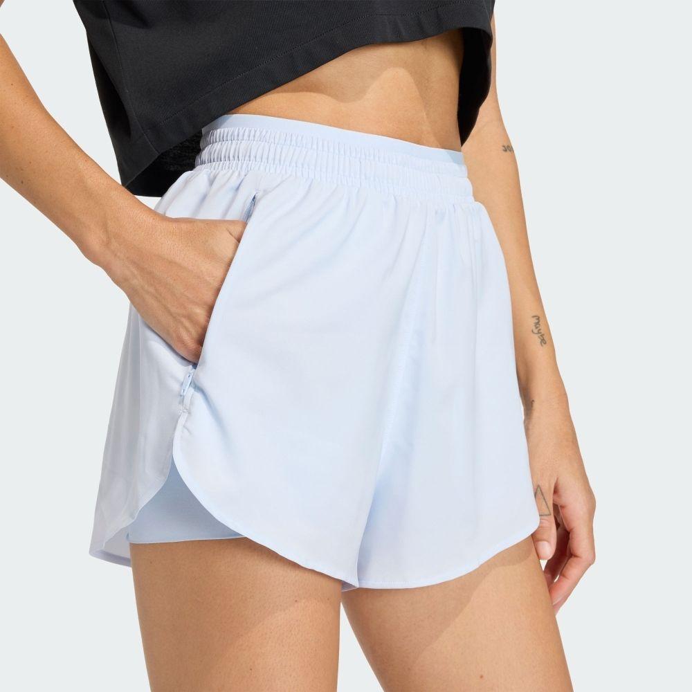 Adidas Woven Solid Color Mid-Rise Casual Shorts Women shorts KE7395