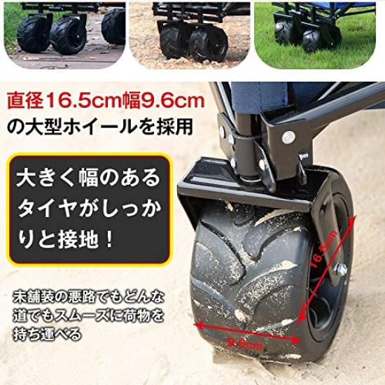 KT Tralle, Sammenleggbar, Oppbevaring med stor kapasitet, Tralle, Kompakt, Lastekapasitet 100 kg, Handlevogn, Bagasje, Flytting, Camping, Stor kapasitet,