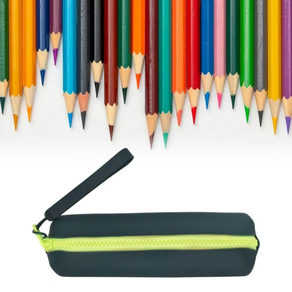 

Large Capacity Pencil Case Zipper Pencil Bag Simple Pencils Stationery Travel