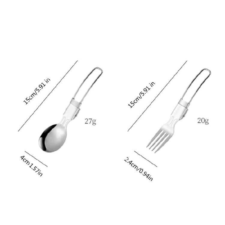 Stainless Steels Cups Plates Forks Spoons Camping Cutlery Set Outdoor Cooking Tableware with Plates Bowls Easy to Use