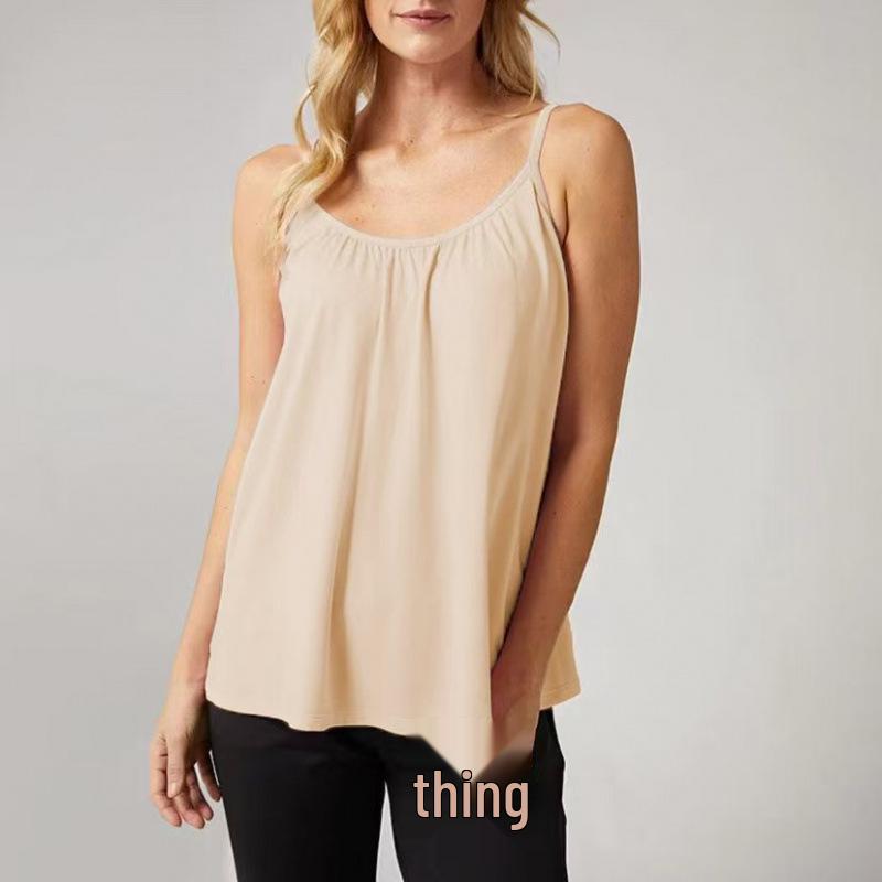 Womens 2025 Plus Ribbed Size Elastic Camisole Sexy Vest Three Colors