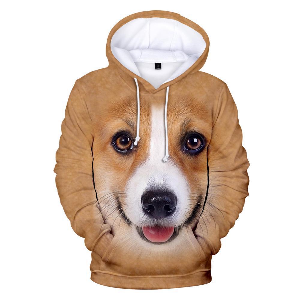 

German Shepherd Hoodie Animal 3D Print Men Women New Streetwear Oversized Pullover Sweatshirts Kids Tops Clothing 6XL