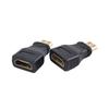 Black Mini Compatible Converter Male To Standard Extension Cable Adapter