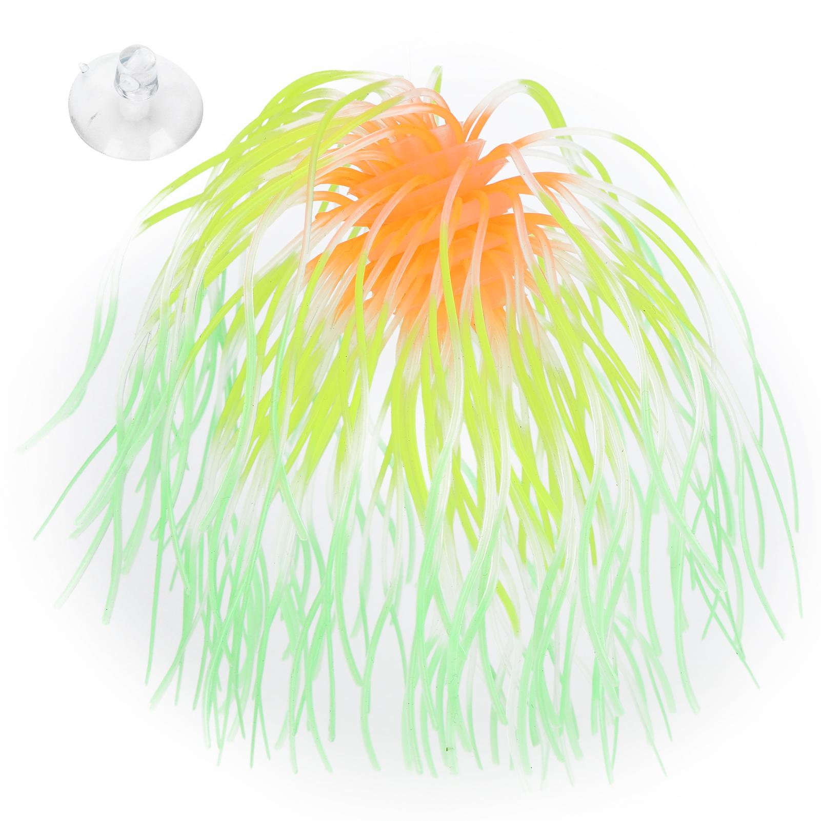 Aquarium Decoration Soft Silicone Artificial Coral Plant Fish Ornament Accessory