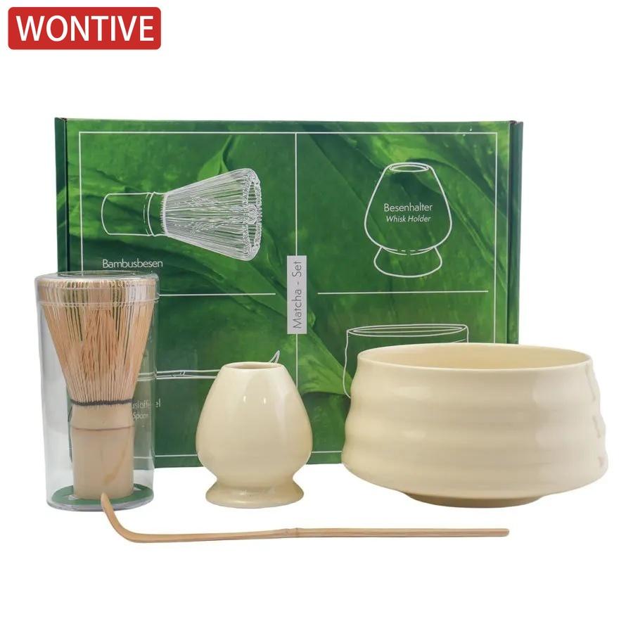 4/7pcs Japanese Style Tea Ceremony Tool Set Matcha Whisk Training Utensils Tea Brewing Kit Complete With Cleaning Grooming Tools